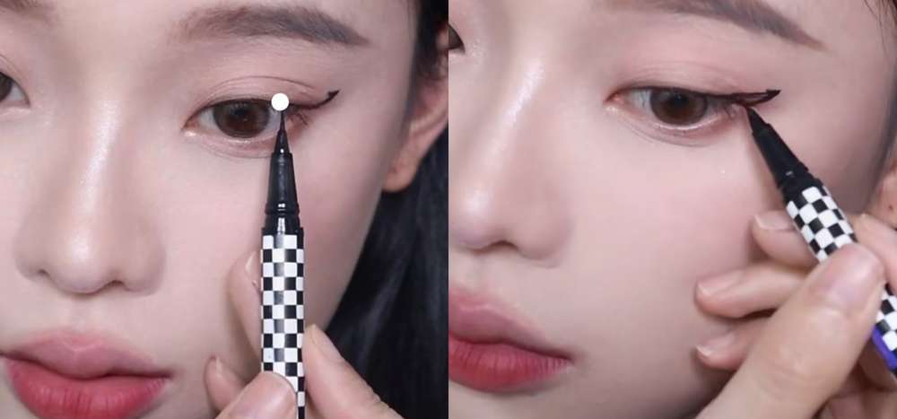 第3個輔助點在瞳孔外側＋將會點連合形成小三角