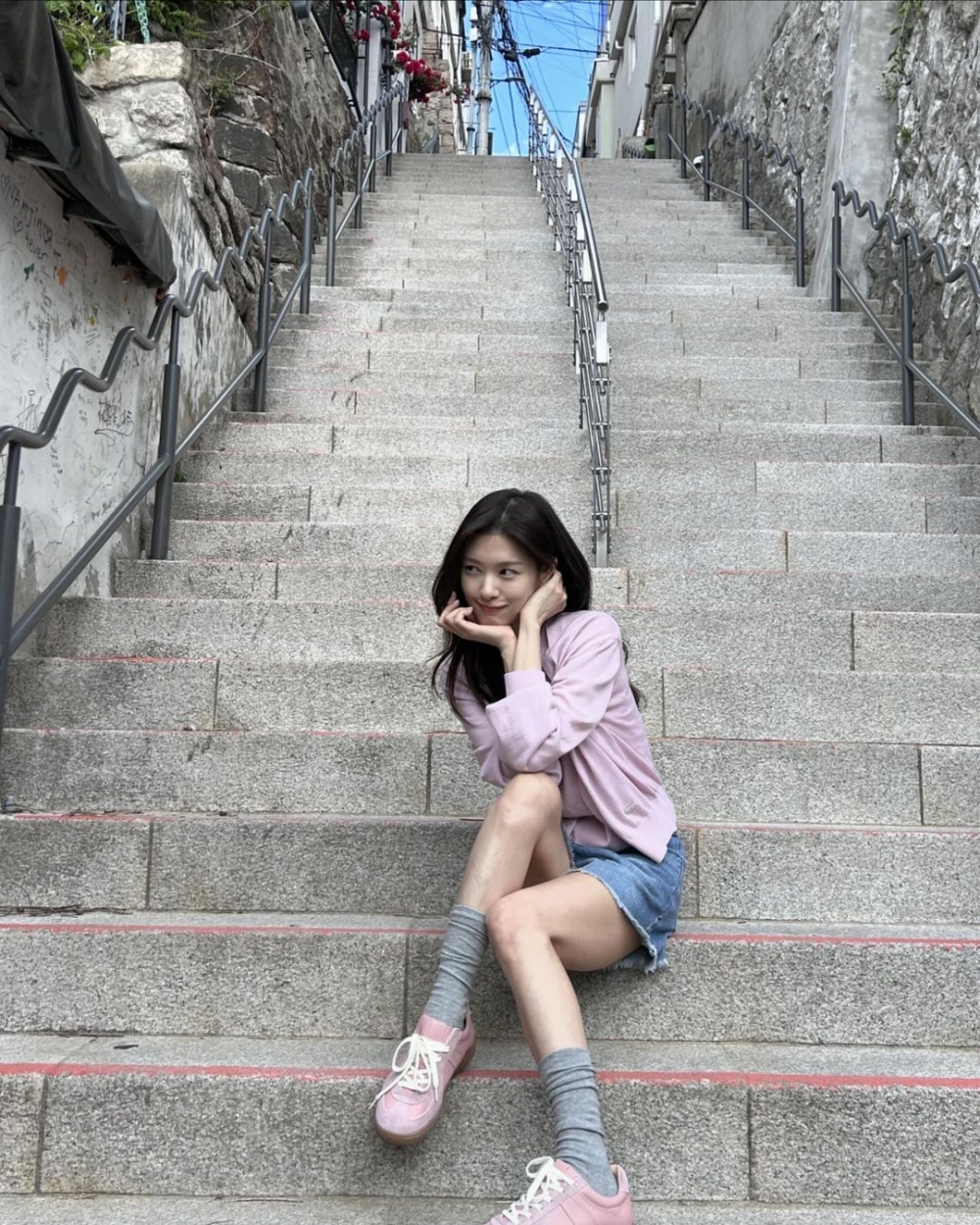 粉嫩色系也很適合