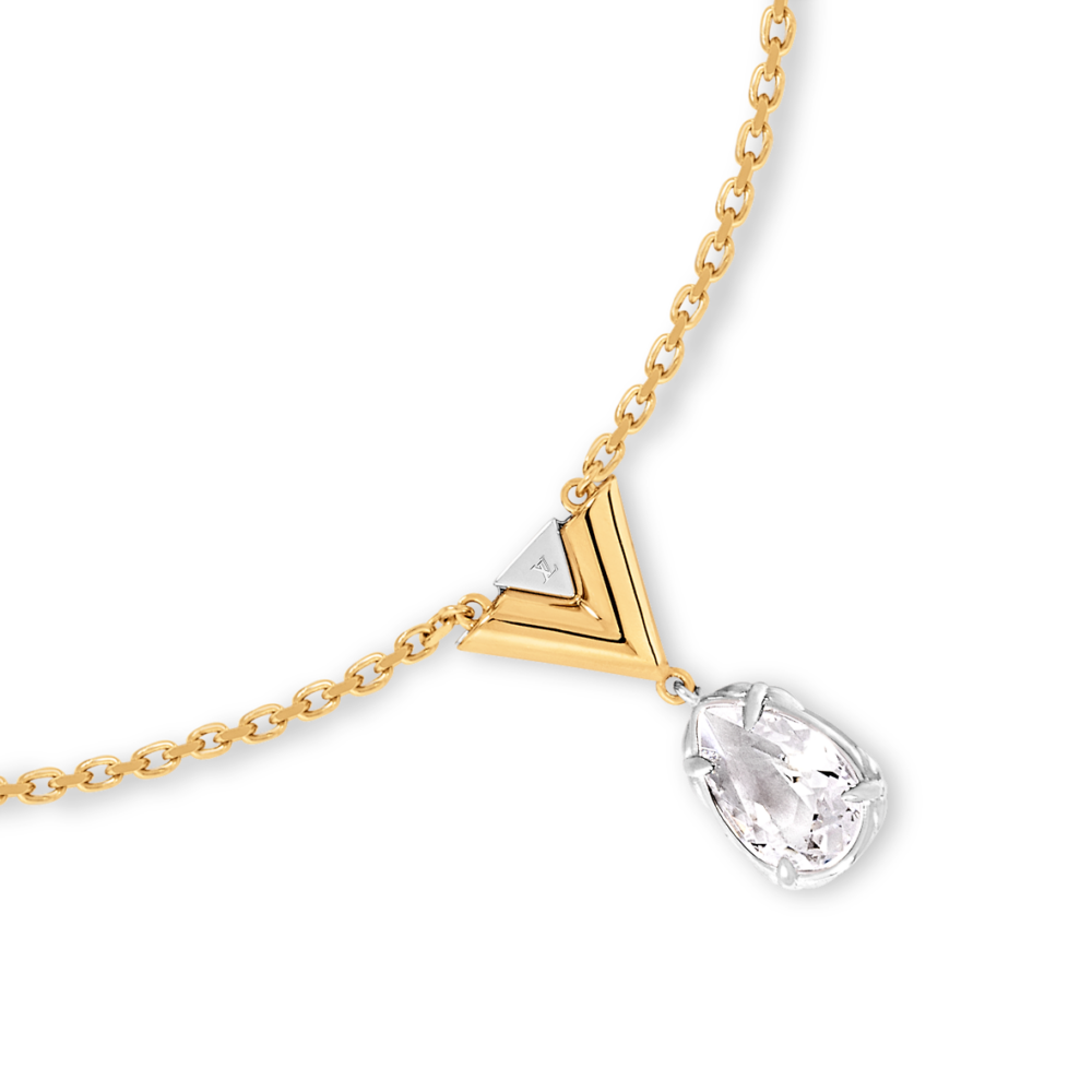 Louis Vuitton縮寫「V」的字樣打造一系列時尚首飾。