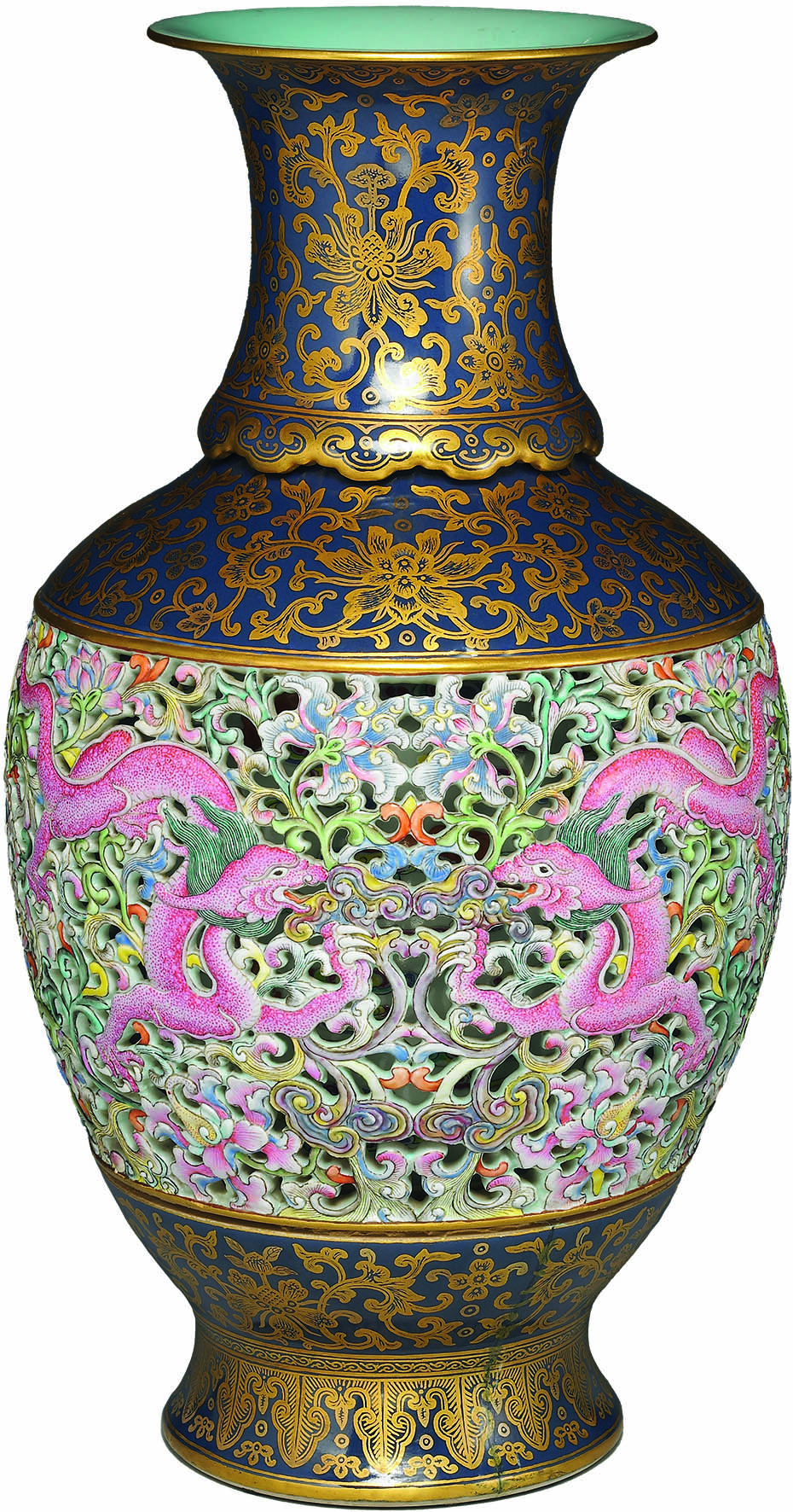 洋彩玲瓏轉旋瓶_清,乾隆皇帝(1736—1795 年)_國立故宮博物院