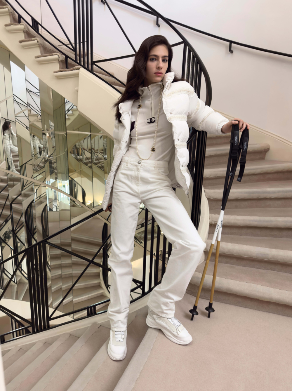 7日で消去【新品未使用品】CHANEL Coco Neige キャミソール สบายอย่างมีสไตล์ในคอลเลกชั่น CHANEL COCO NEIGE 2024/25 - L