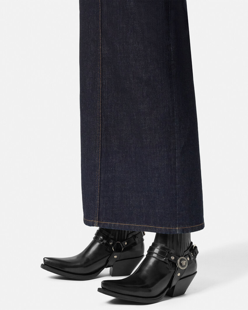 Versace Texano Ankle Boots 50 mm