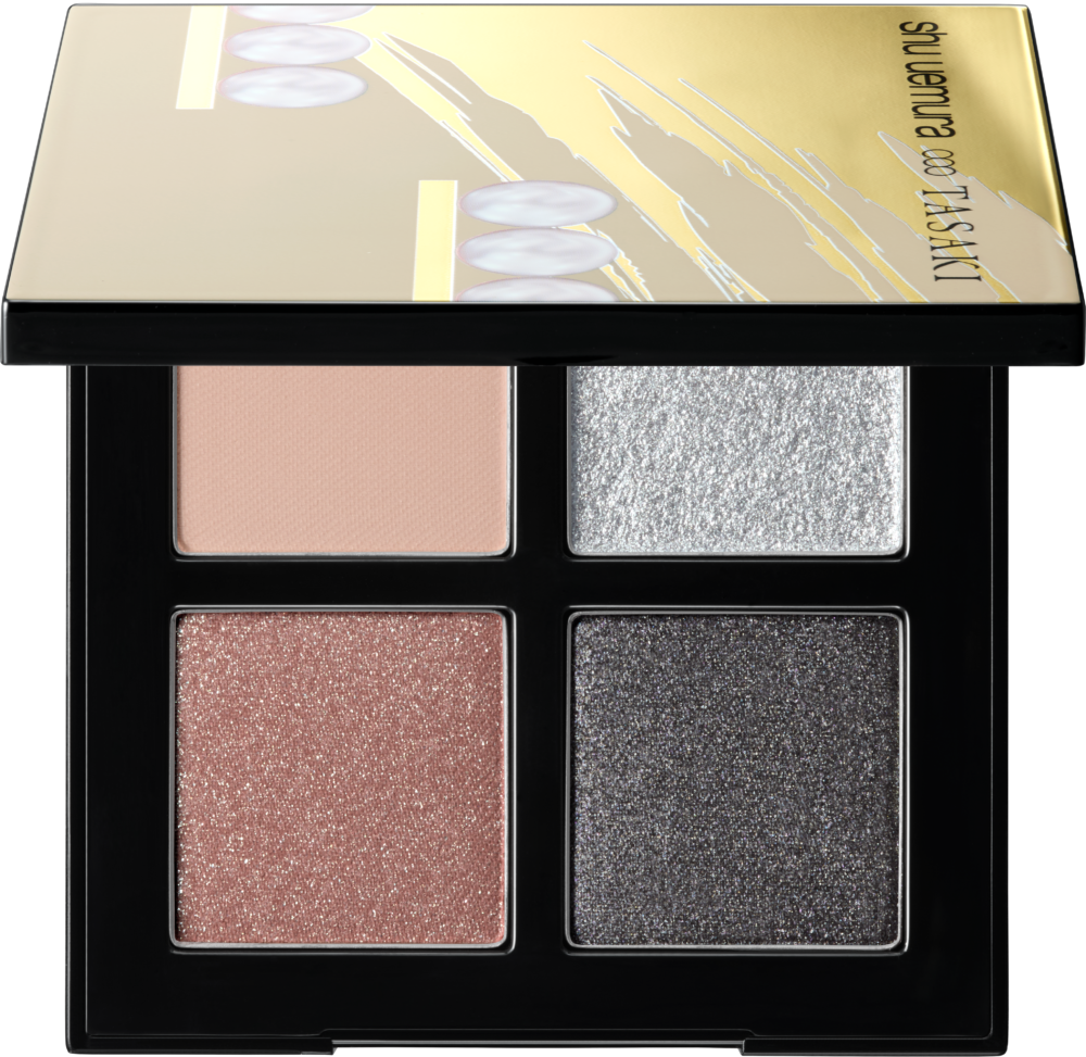 shu uemura 植村秀 x TASAKI 限量聯名彩妝_4色眼影盤 冷盤