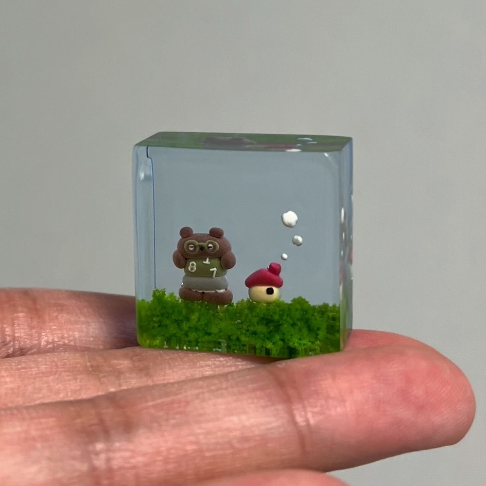 她的創作靈感來自於日常生活中的小物