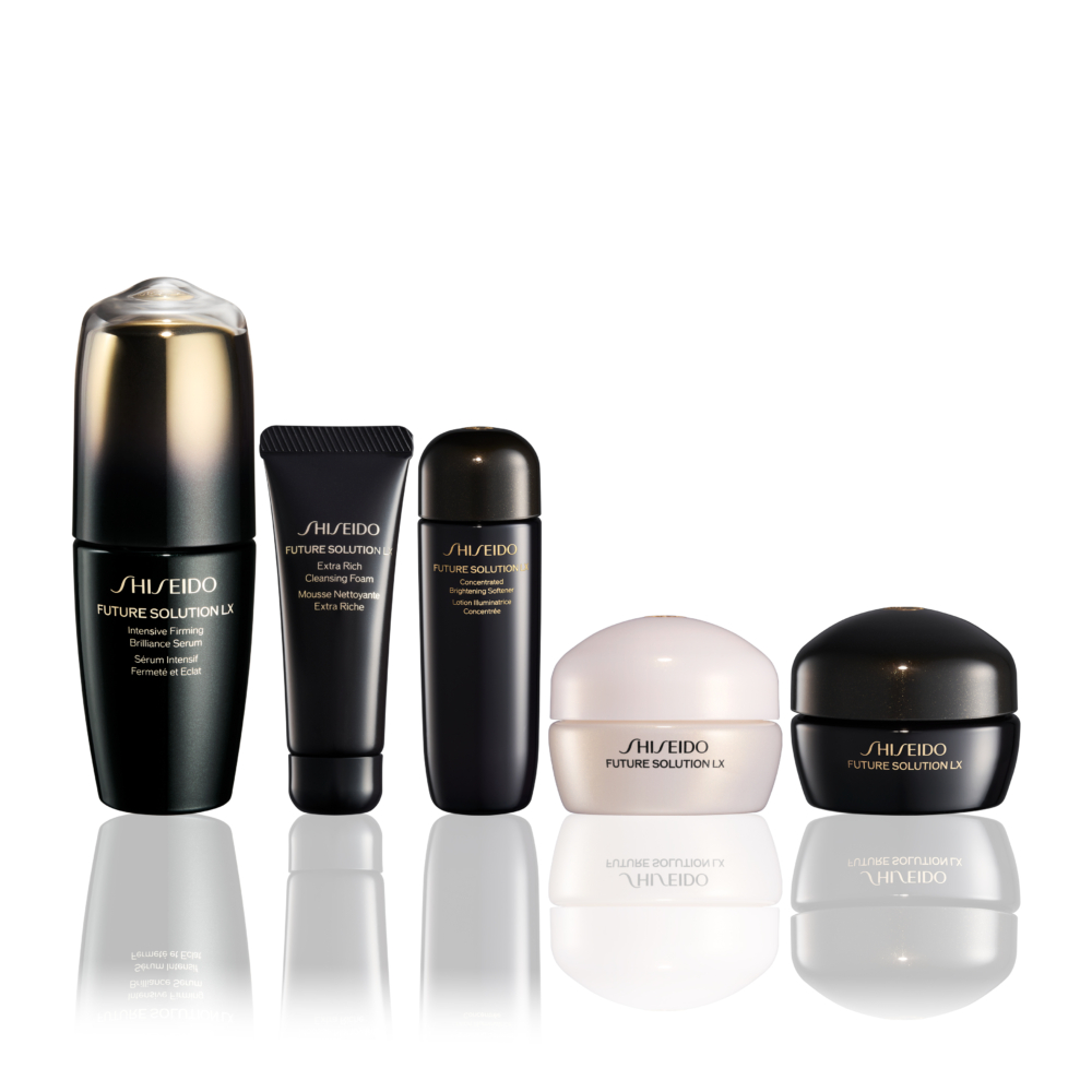 Shiseido FUTURE SOLUTION LX新昇華晶鑽煥亮再生緊膚精華組合