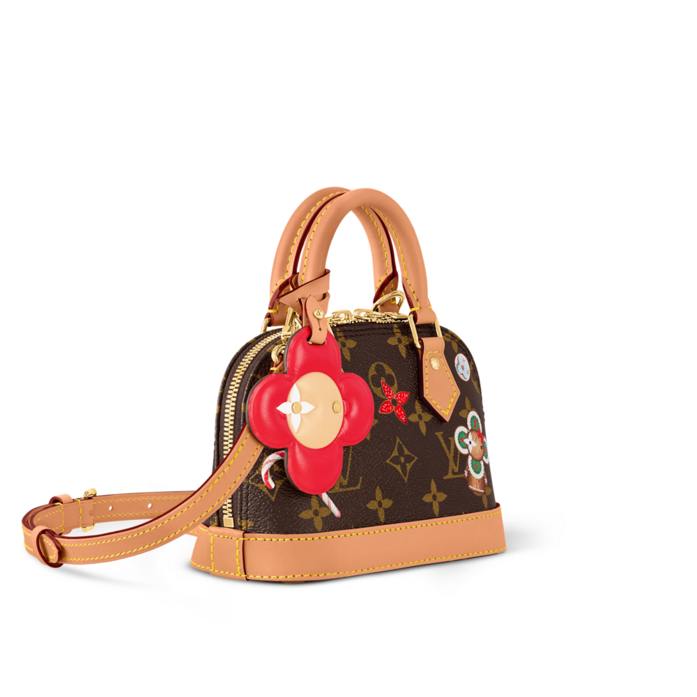 2024 Louis Vuitton聖誕系列Nano Alma