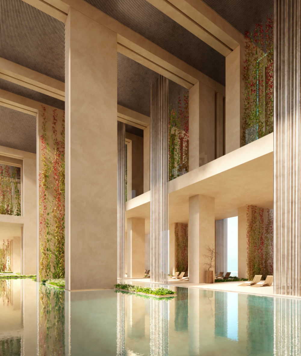 Muraba Veil的屋頂泳池也很吸引目光