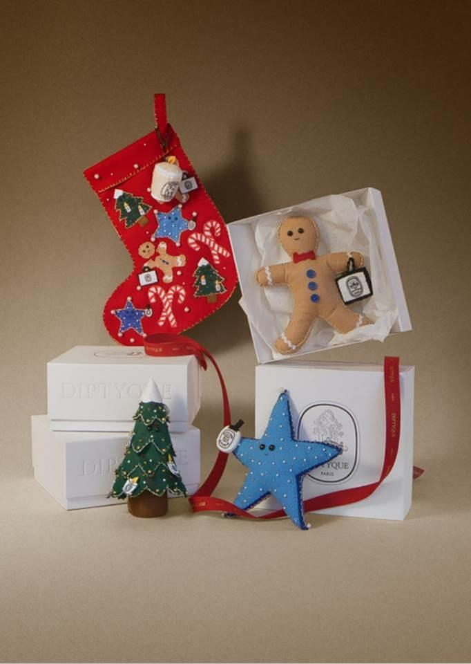 Diptyque羊毛氈玩偶吊飾