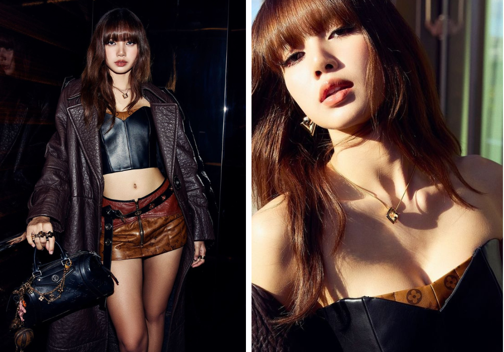 Lisa妝容酷辣又性感。