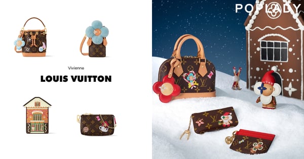 吉祥物Vivienne在雪地中的糖果屋嬉戲：Louis Vuitton Vivienne節日系列亮點手袋推薦，一起迎接夢幻佳節