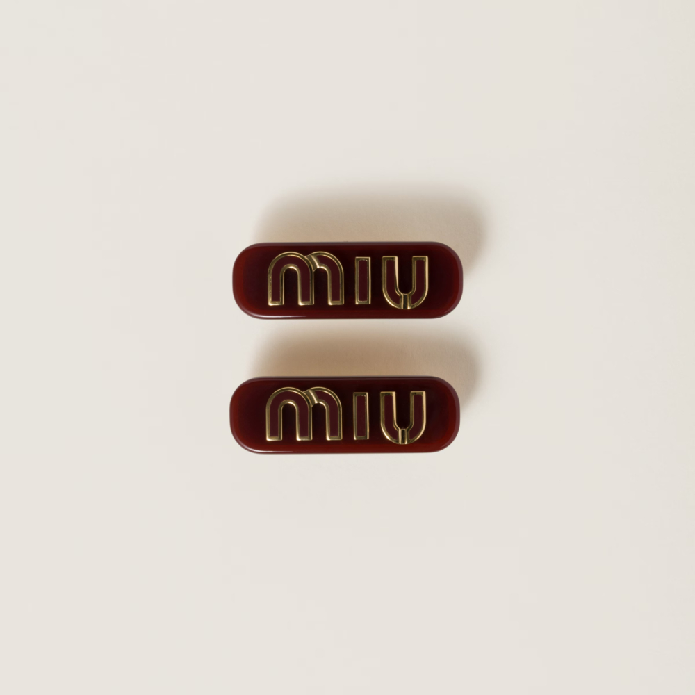 Plexiglas and metal hair clips