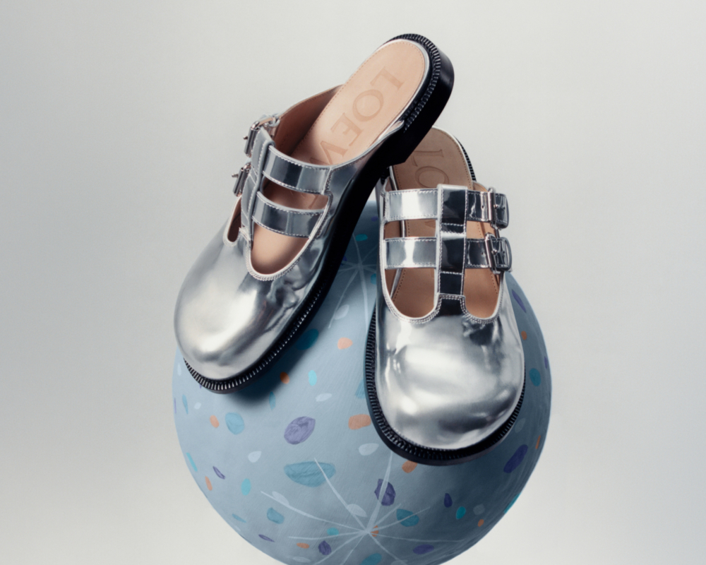 銀色半拖時尚可愛