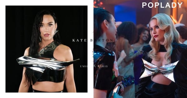 認識新銳設計師Kate Barton：模仿金屬光澤的布料就像流動的液體，連《Emily in Paris》中都出現過