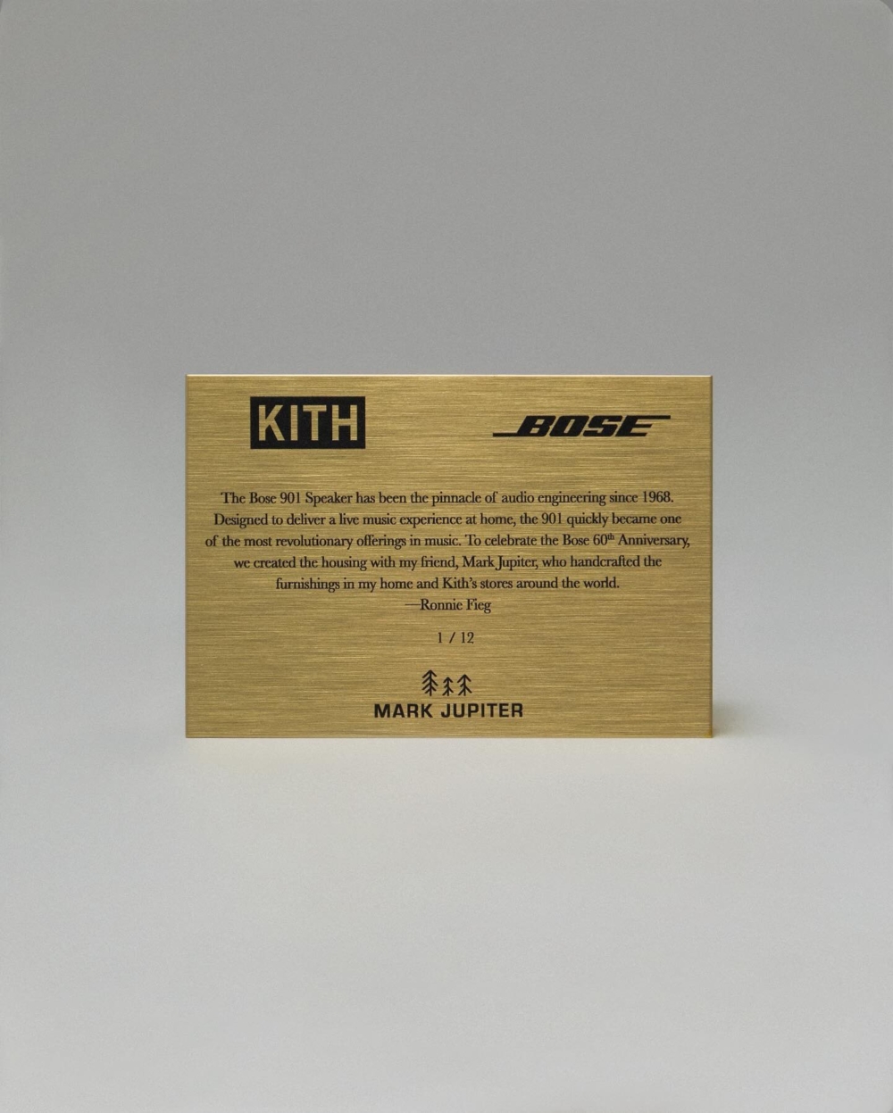 Bose音響攜手 KITH 打造全新901揚聲器