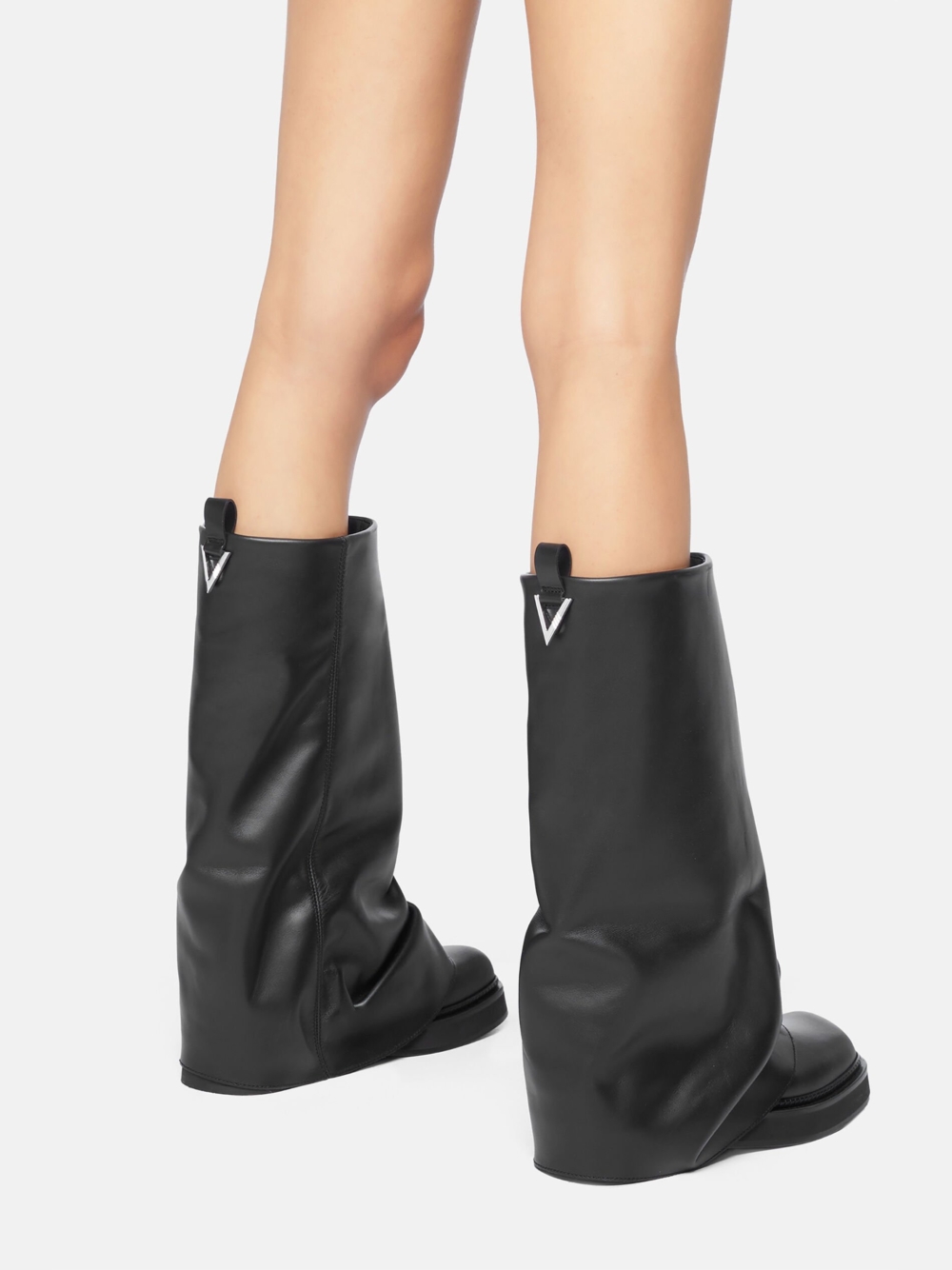 THE ATTICO的Robin black combat boot