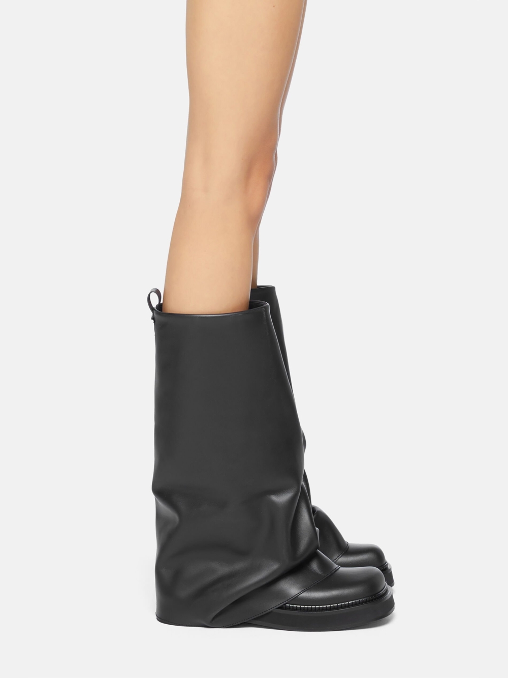 THE ATTICO的Robin black combat boot