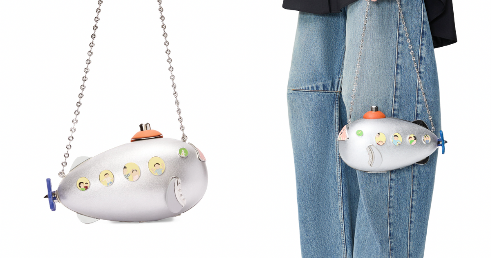 LOEWE納帕革潛水艇包