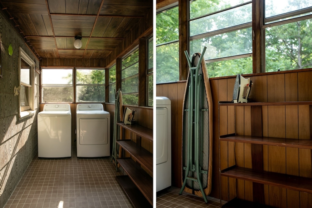 這裏還是有提供現代化的設備，像是電視、洗衣機或烘乾機等等