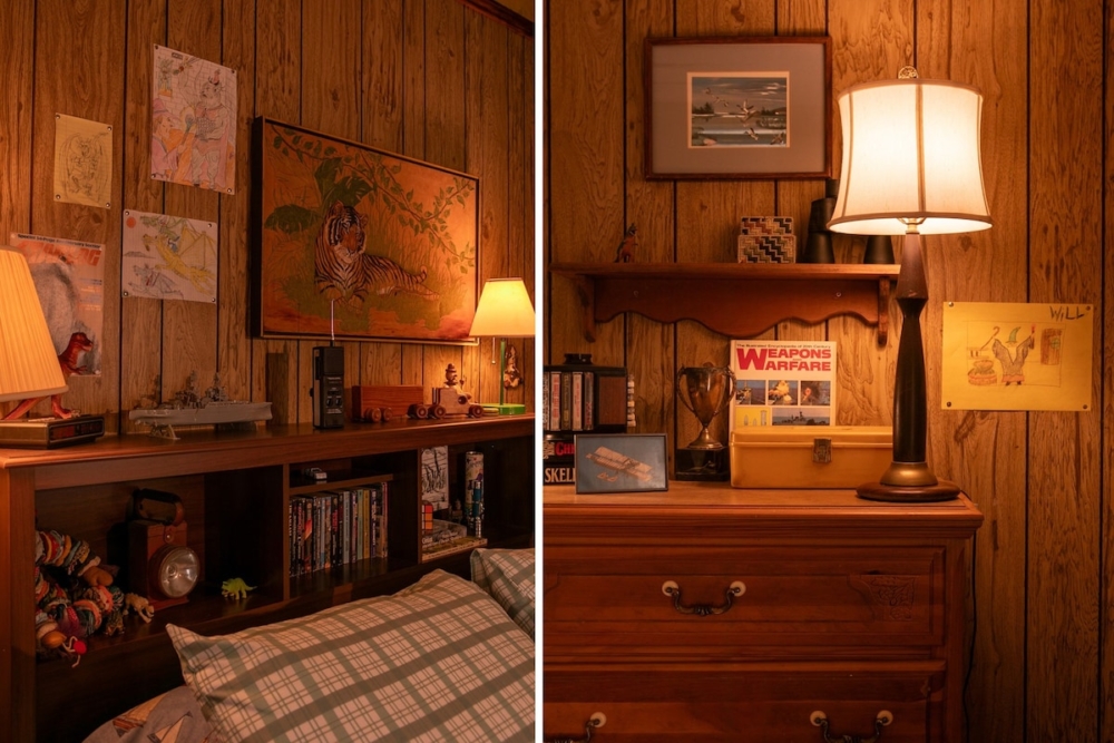 專業的布景師花了一年多精心裝飾，營造出劇中1980年代的復古氛圍