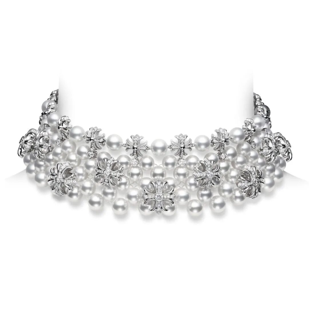 MIKIMOTO × Chrome Hearts