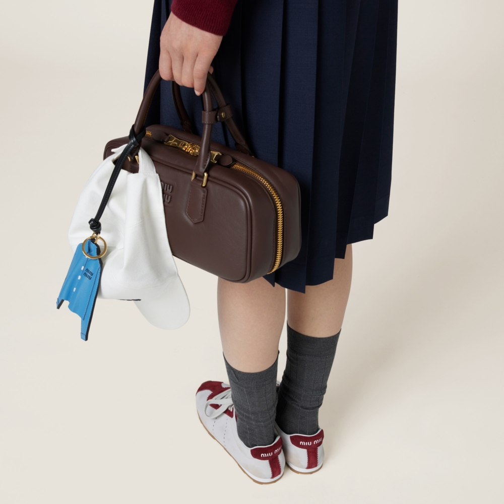 Miu Miu Plume 納帕皮革麂皮運動鞋