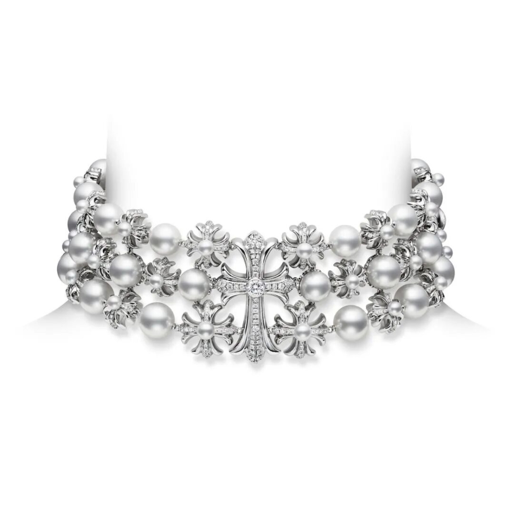 MIKIMOTO × Chrome Hearts