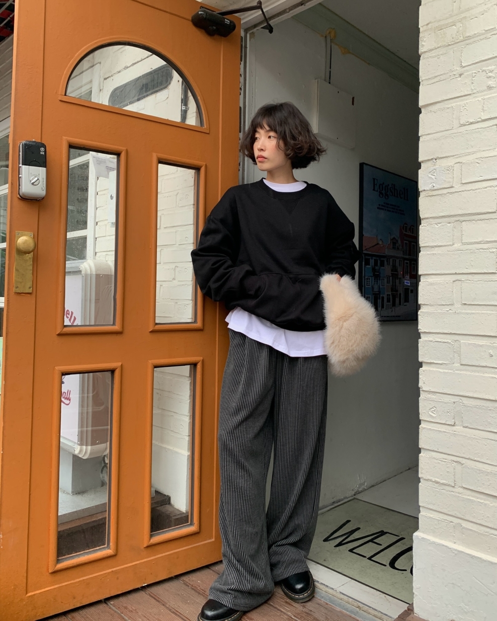 燈芯絨的粗細大小也會影響視覺效果