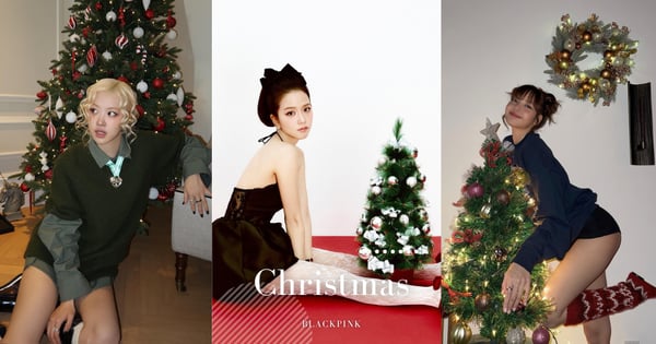 BLACKPINK成員們這樣過聖誕:Lisa曬聖誕派對美照、Jisoo穿上蕾絲裙化身俏皮聖誕公主,Rosé收驚喜禮物