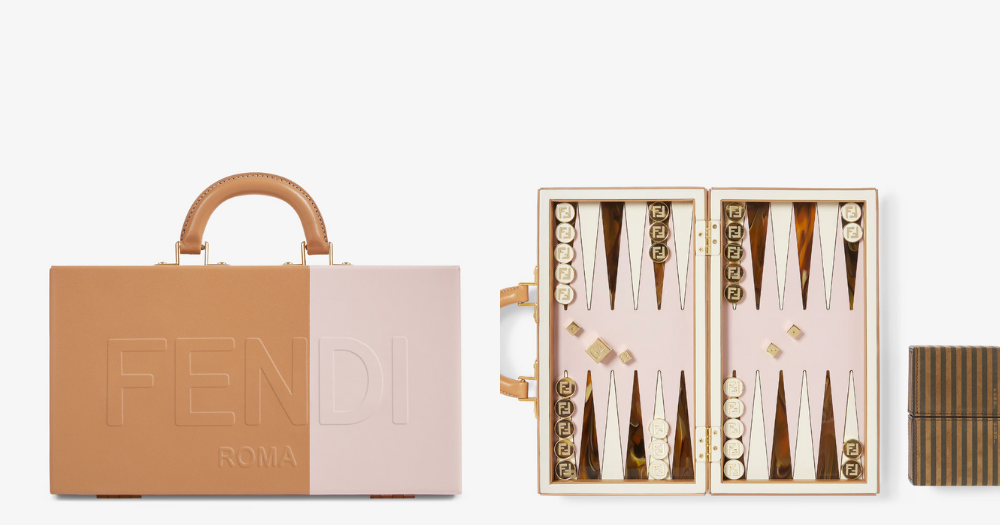 FENDI小型 Fendi Roma 雙陸棋組