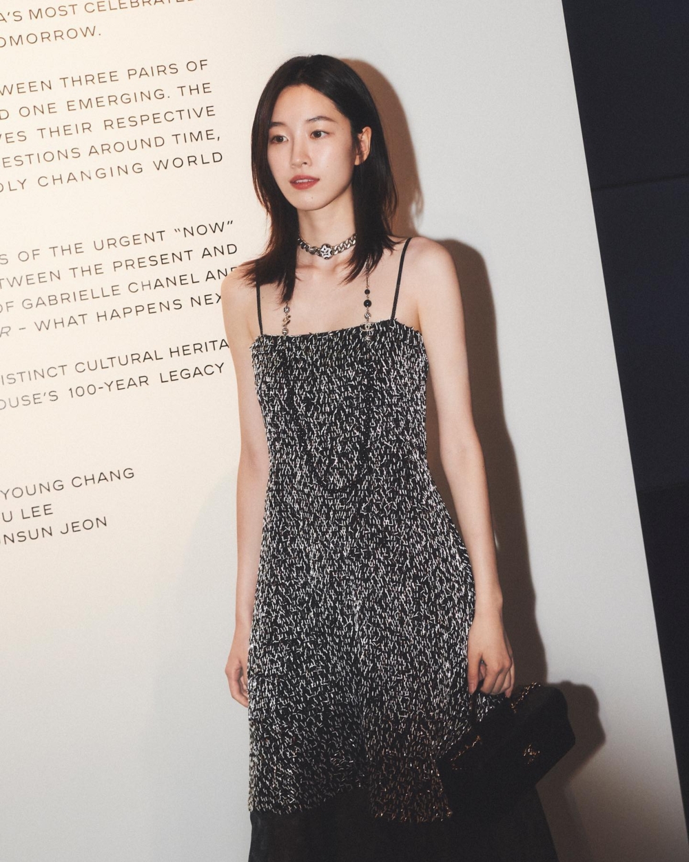 元志安也留過一頭長度達到鎖骨的中長髮