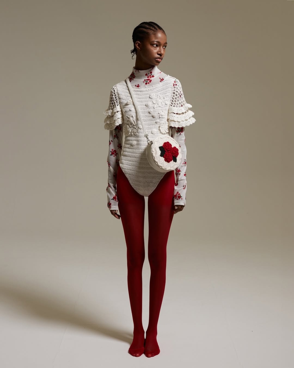 手袋上身非常可愛並且有節日氣氛