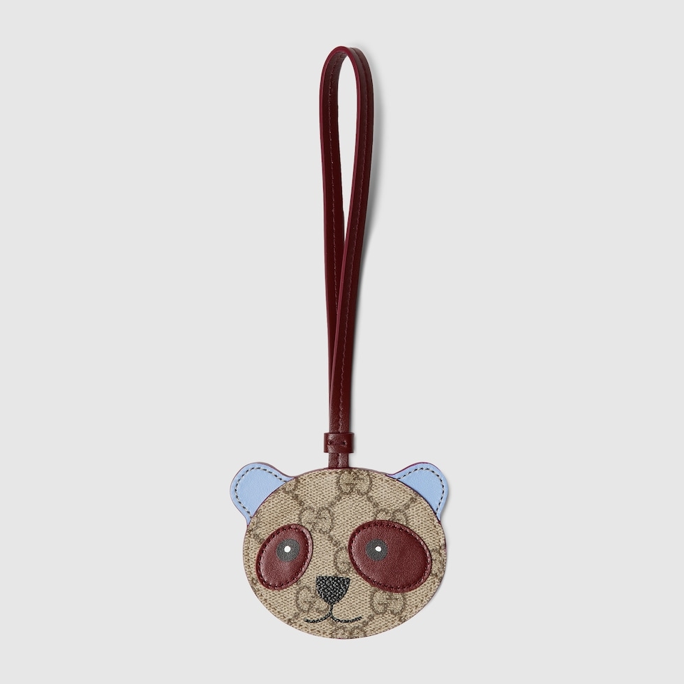 Panda-shaped bag charm