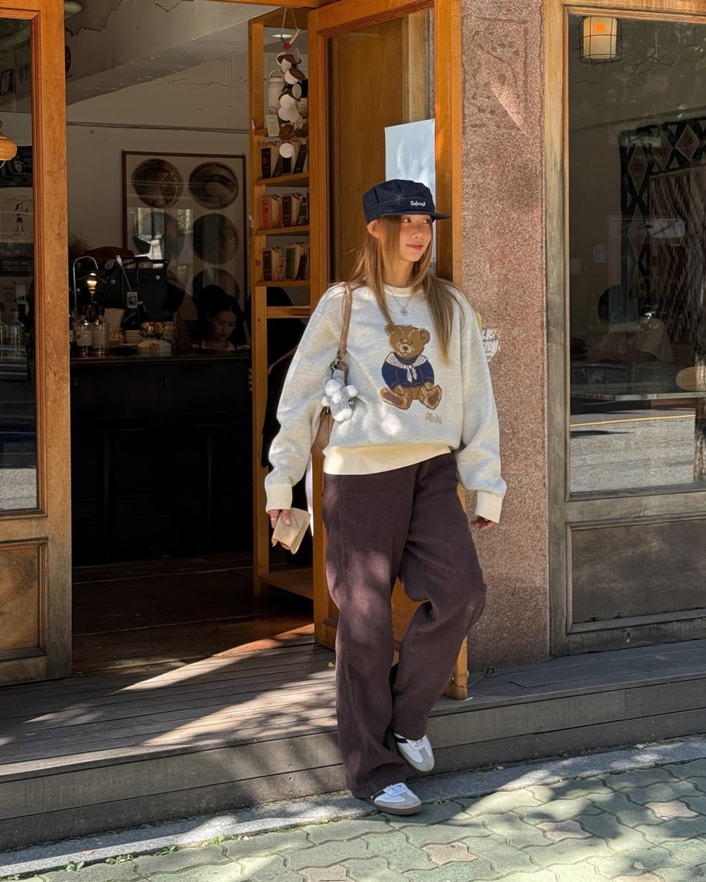 燈芯絨的粗細大小也會影響視覺效果