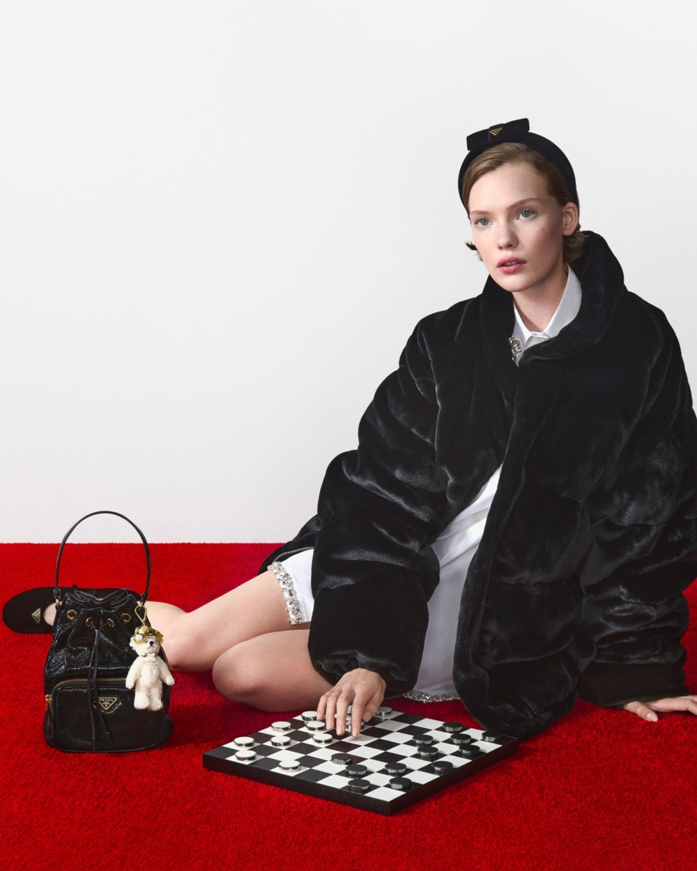 Prada Saffiano 皮革西洋棋遊戲