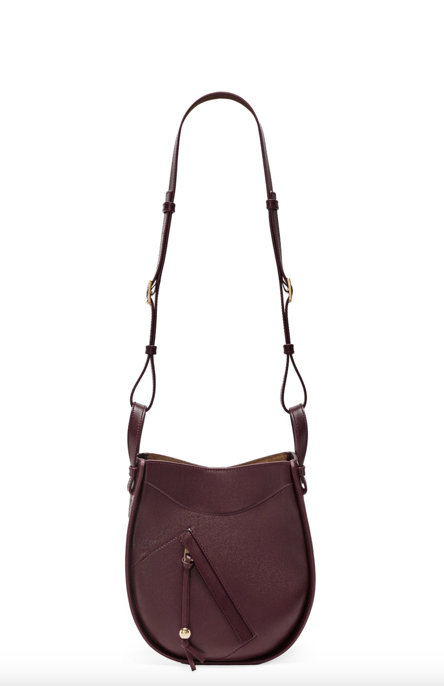 LOEWE Hammock Slice Bag深勃根地紅色