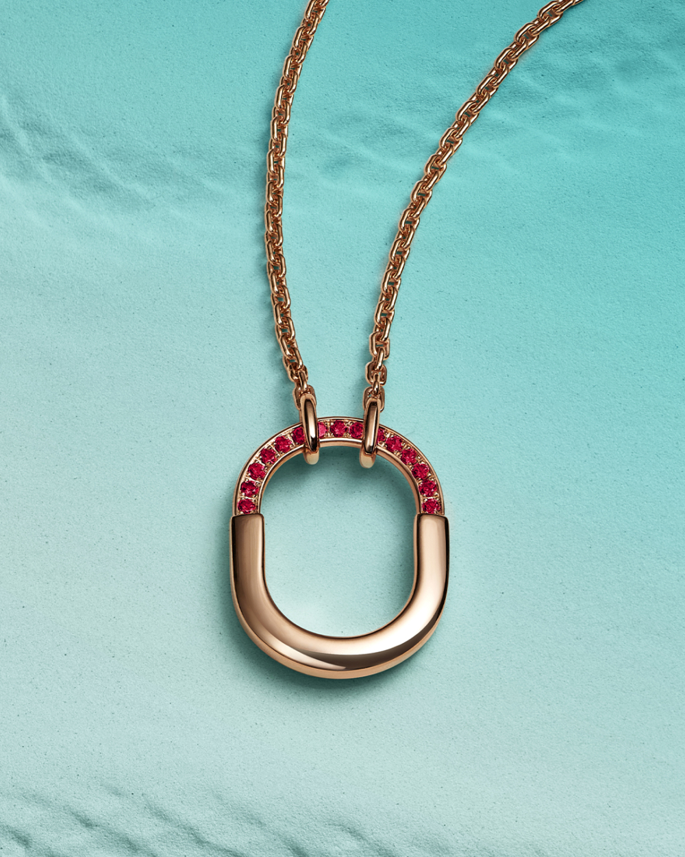 Tiffany & Co. Lock系列新春首發款紅寶石項鍊