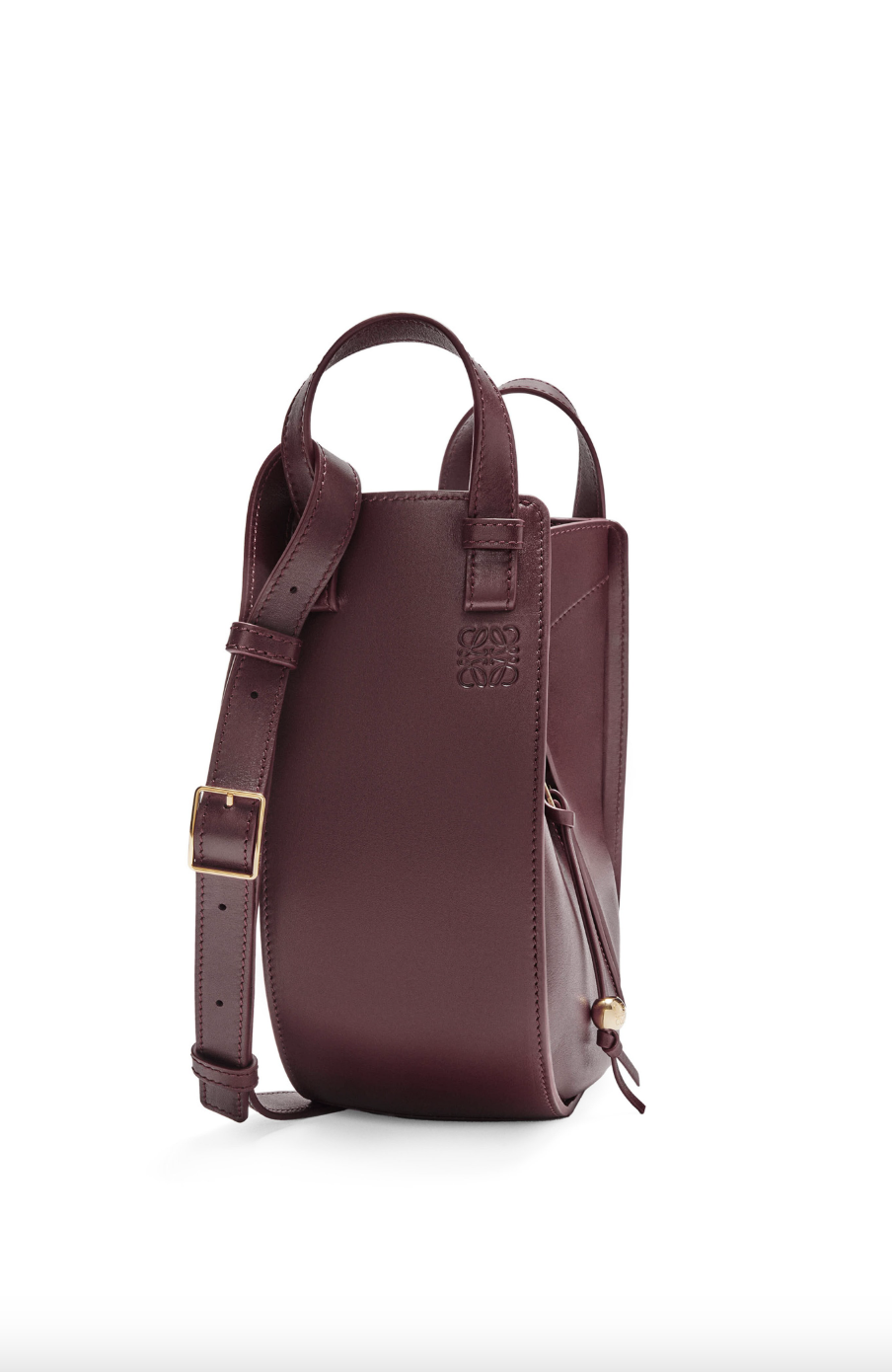 LOEWE Hammock Slice Bag深勃根地紅色