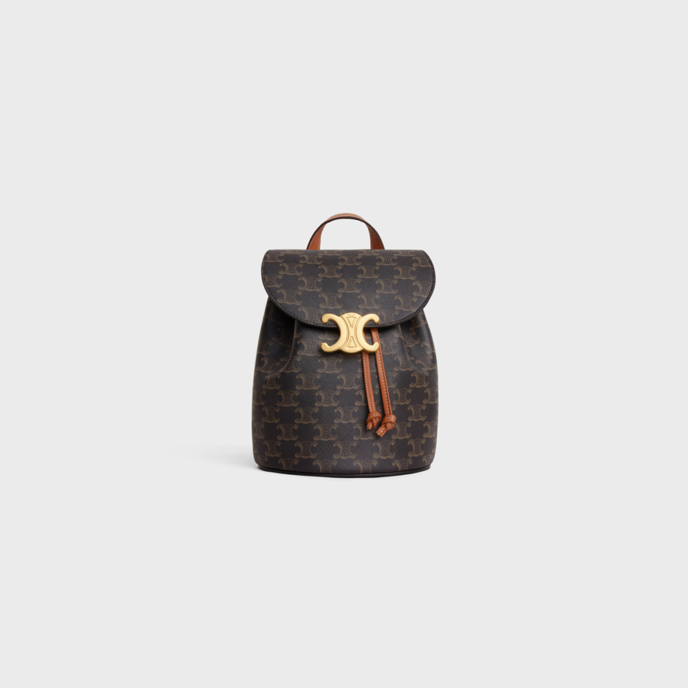 Backpack Celine Bonnie Triomphe帆布