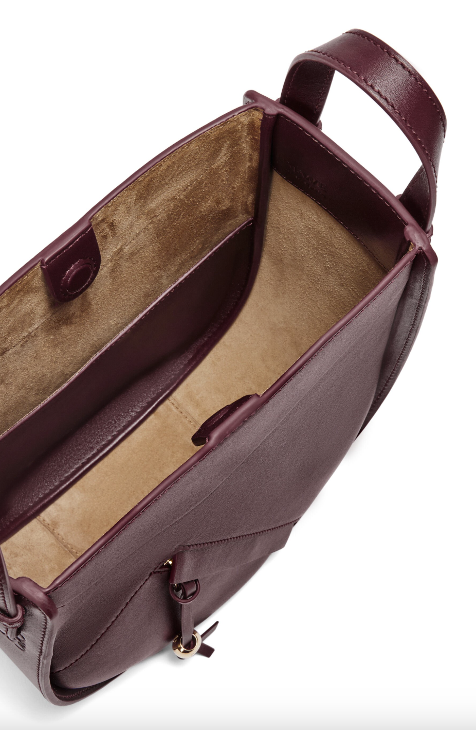 LOEWE Hammock Slice Bag深勃根地紅色