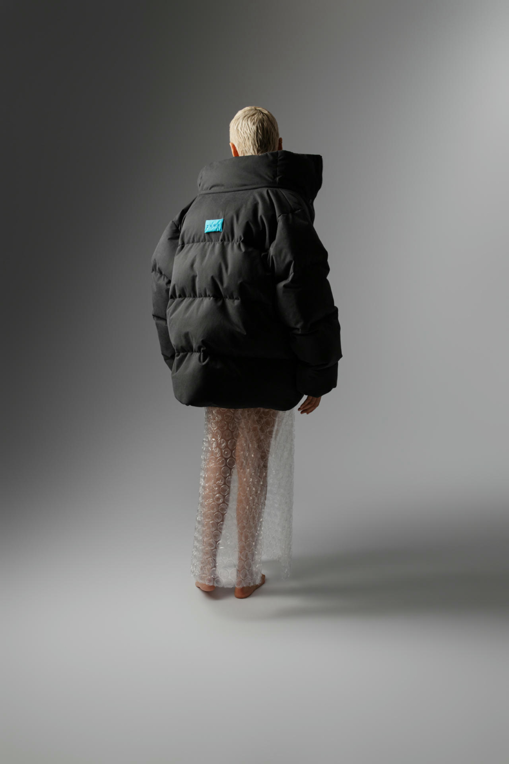 Bubble紙洋裝當作內搭