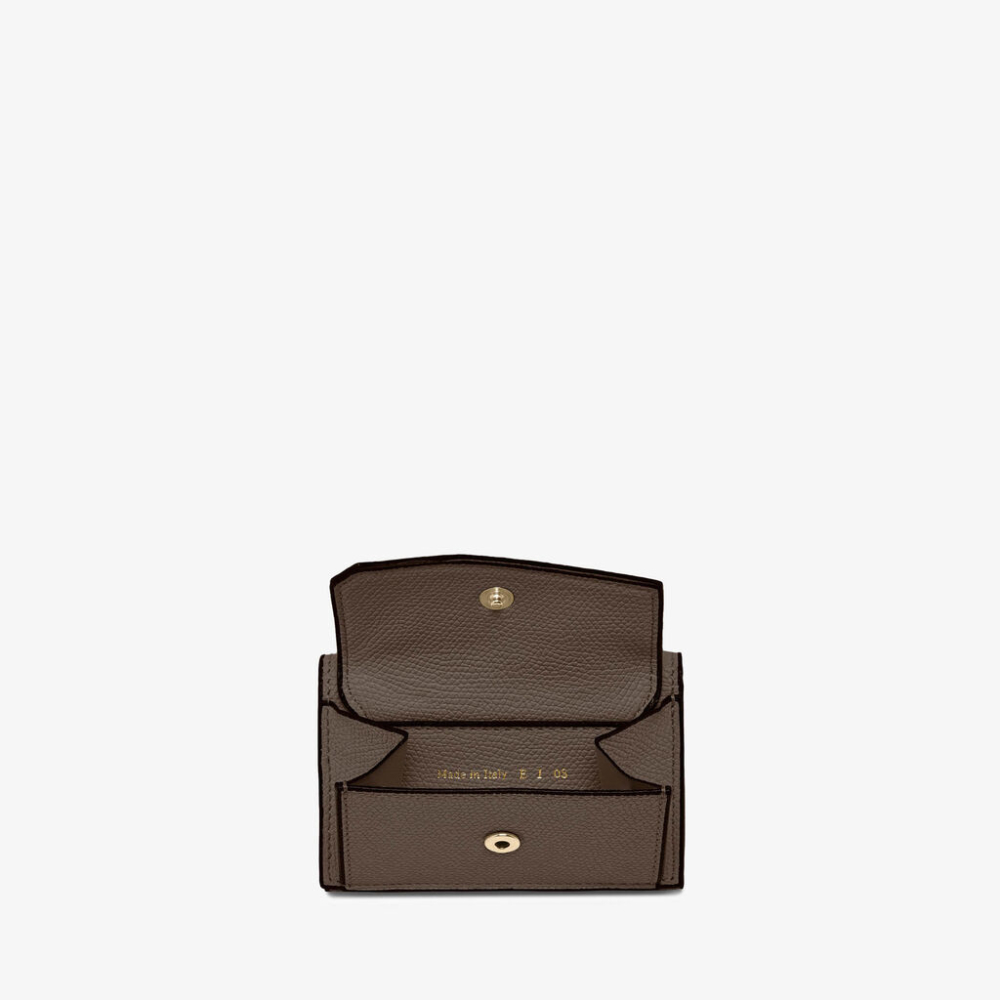 Valextra這款帶零錢夾的銀包小巧可愛