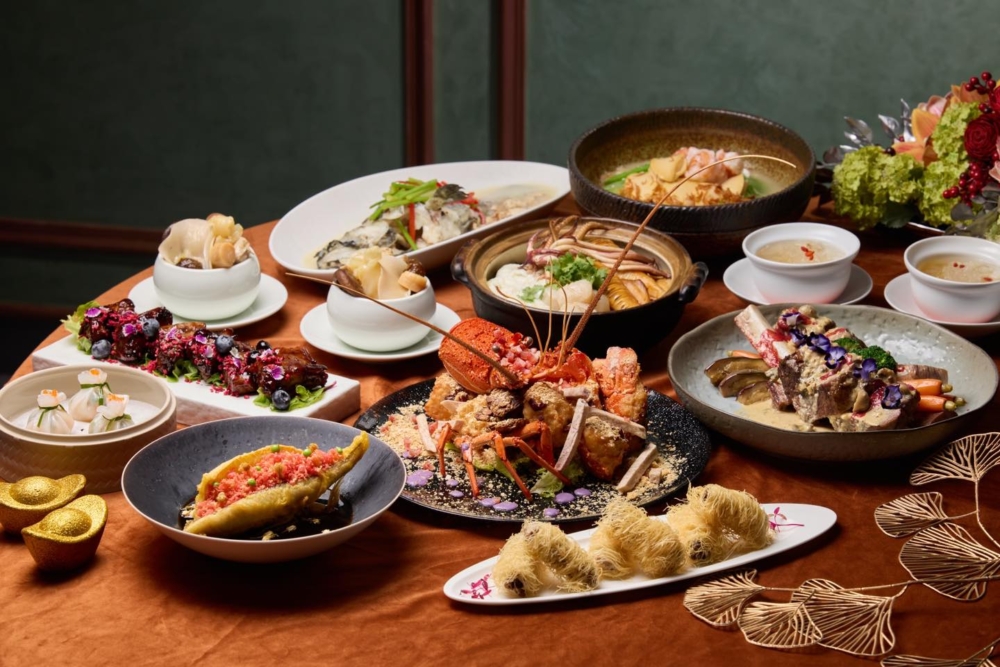 「玖尹」以各種海陸頂級食材入菜