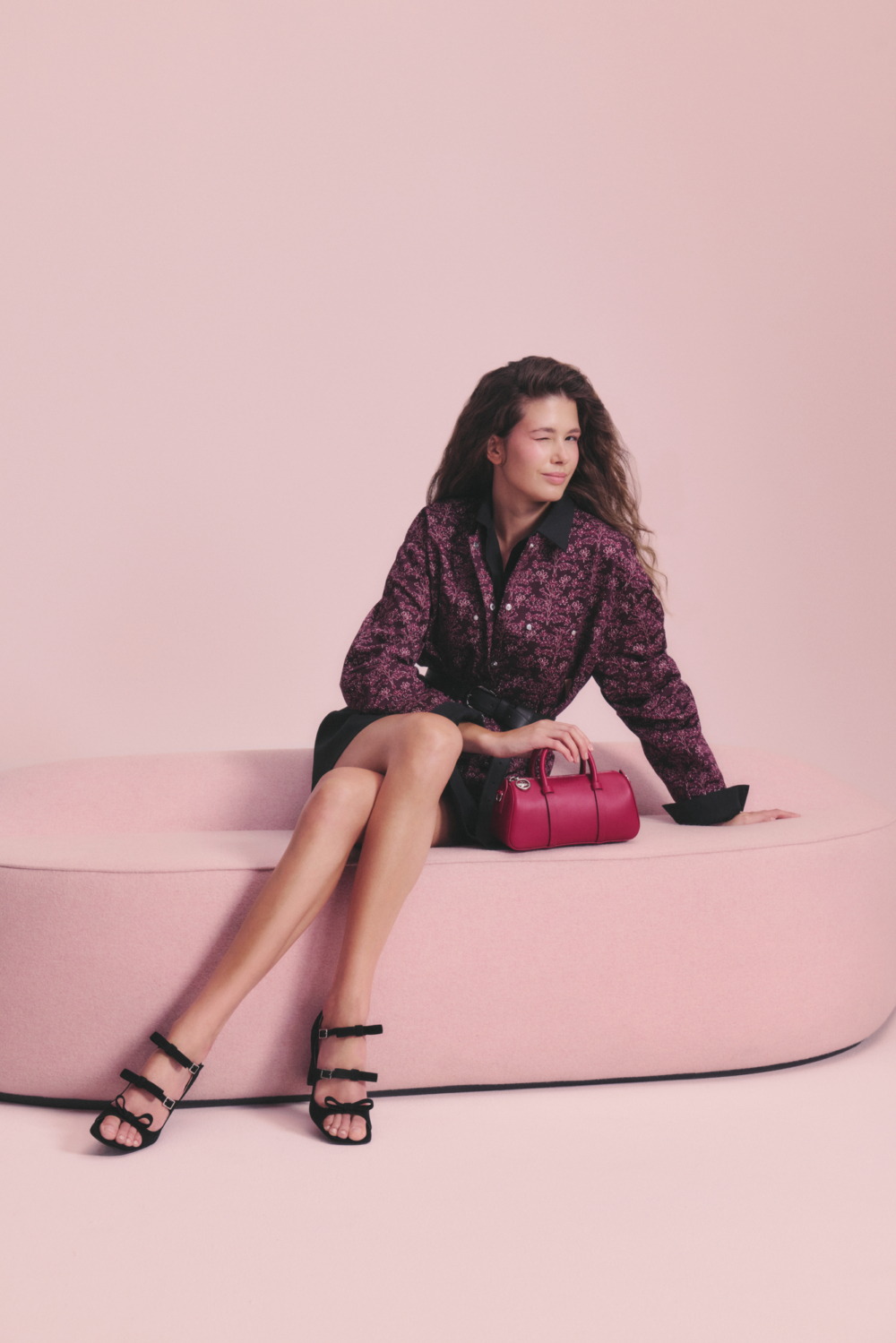 DAYLONG系列 手提包 S (甜菜根紫色)