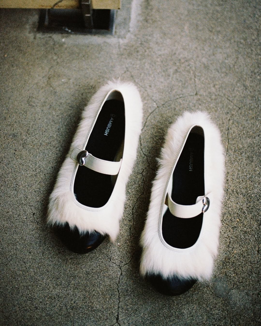 Ambush × UGG毛茸茸Mary Jane