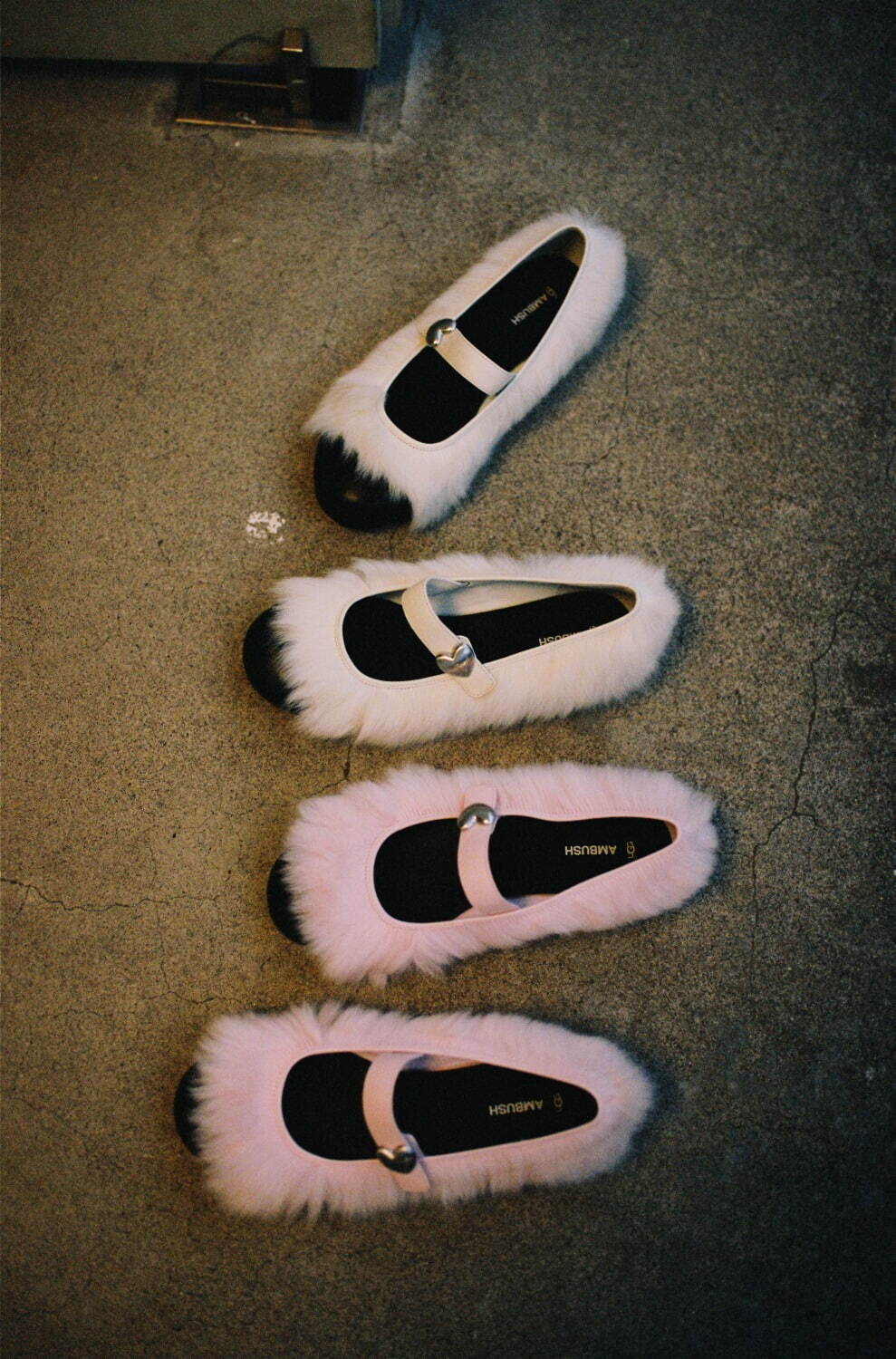Ambush × UGG毛茸茸Mary Jane