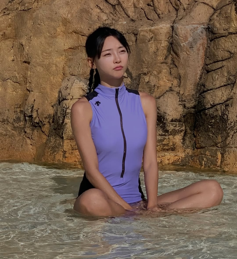 除了田徑場上的優異表現，金敏智也對水上運動充滿熱情