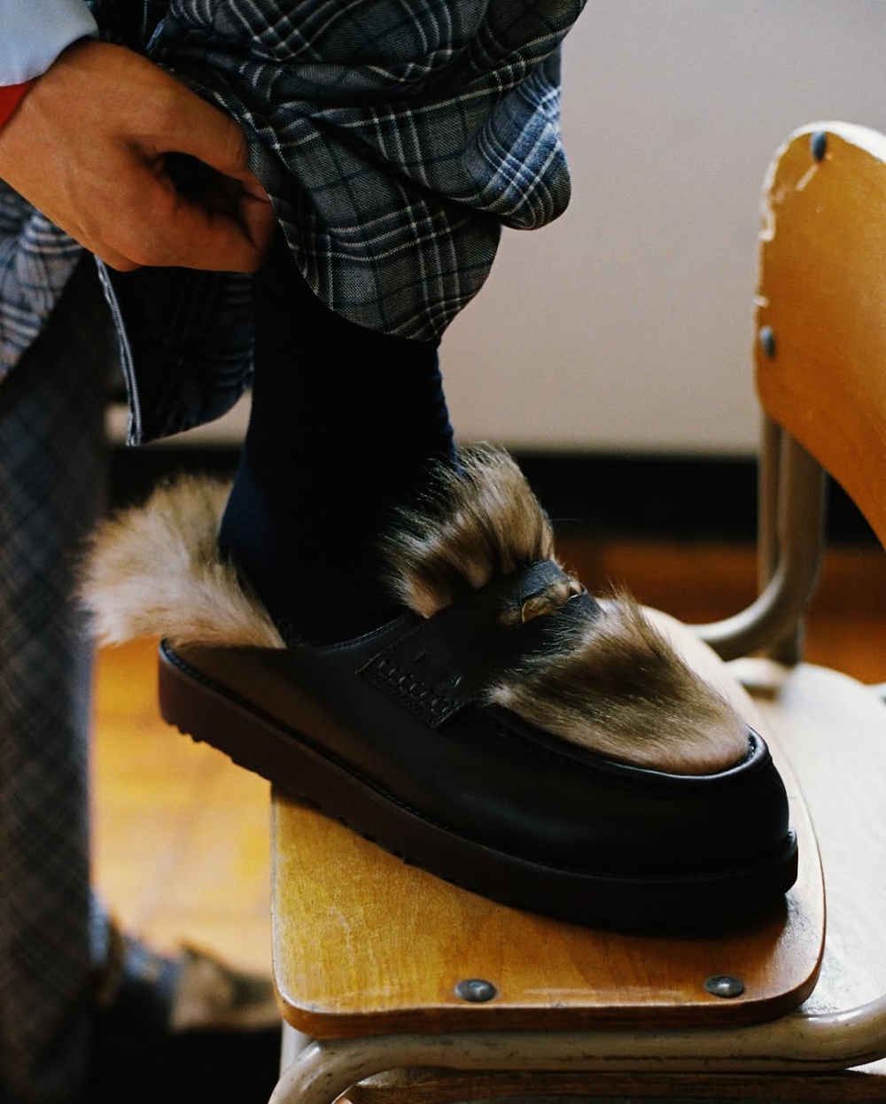 Ambush × UGG毛茸茸loafers