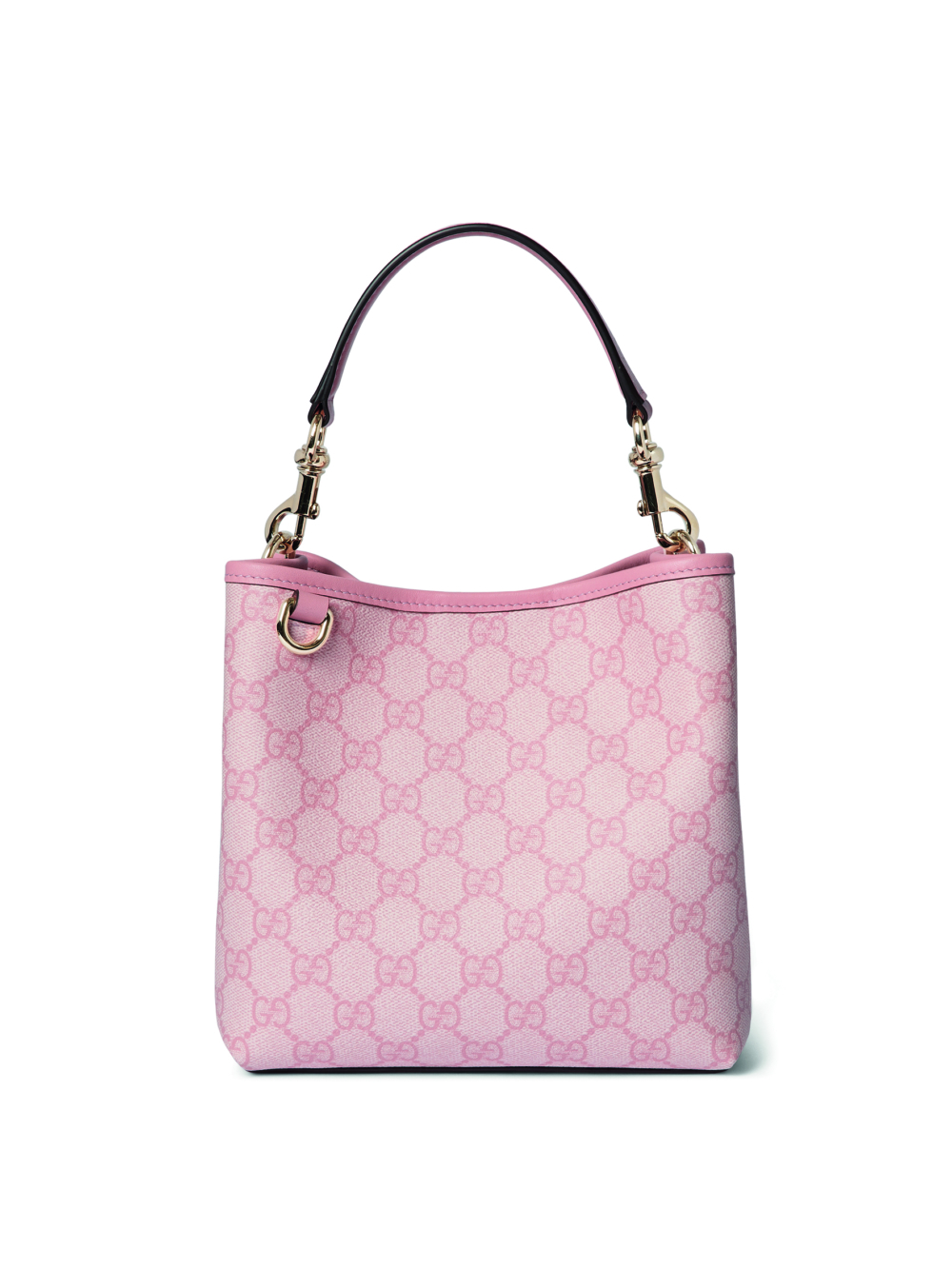 GG Emblem水桶包則是實用與時尚兼具的經典款