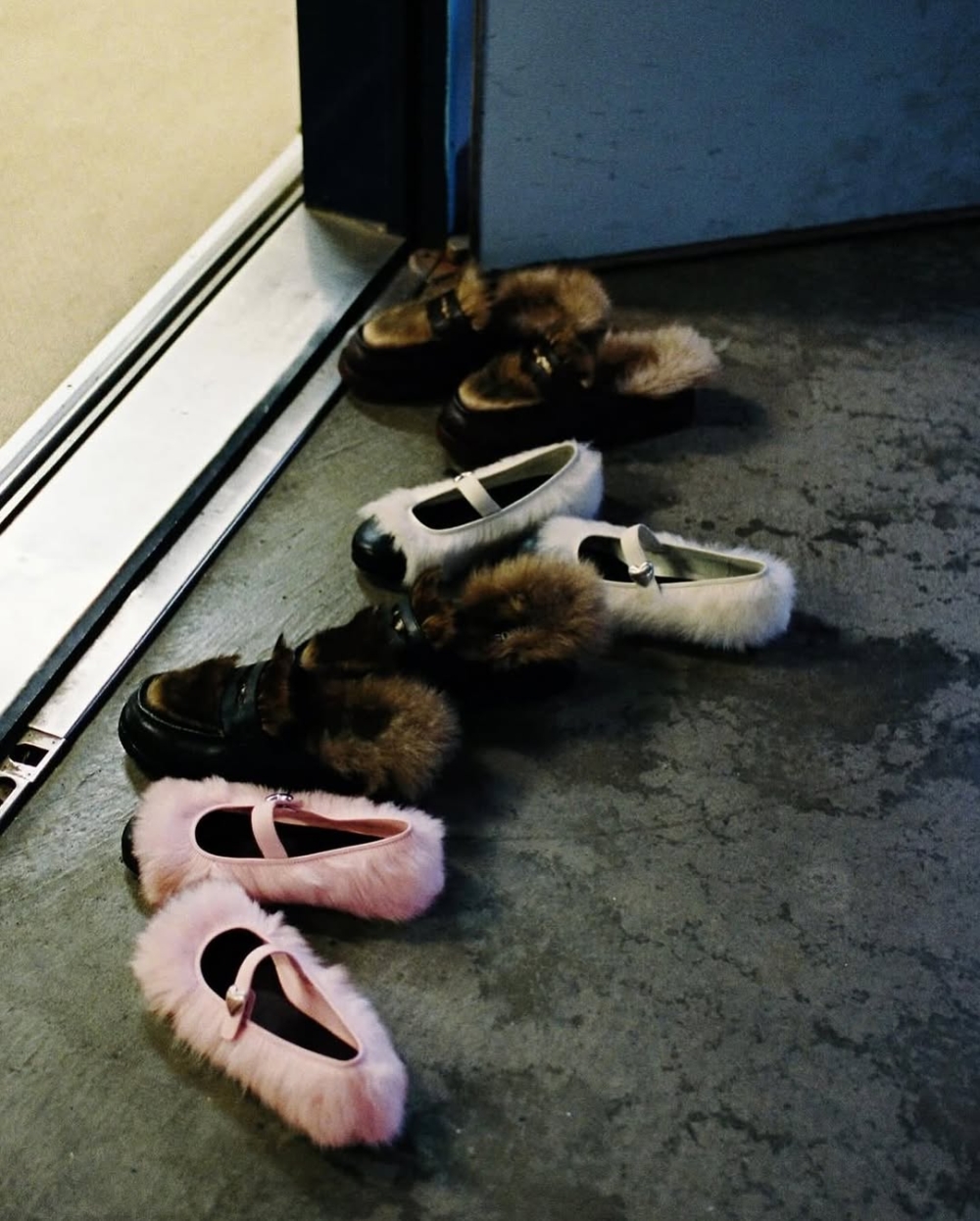 Ambush × UGG毛茸茸Mary Jane