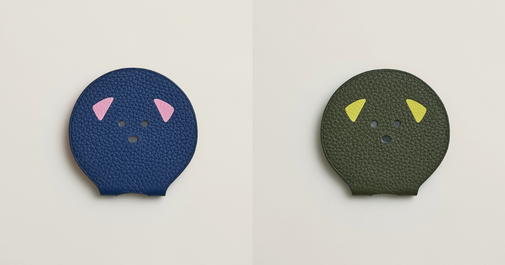 Hermès小狗隨身鏡Hermès隨身化妝鏡 Compact Mirror